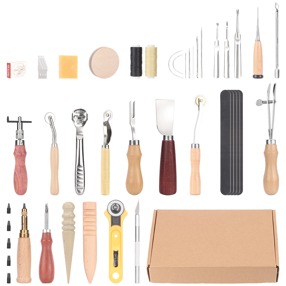 Groover Stitching Tool - Leather Sewing Tools Kit Stitching Needles