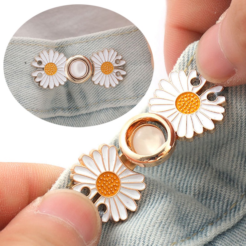 Snap Fastener Setter - Reusable Metal Flower Buttons Pearl Snap