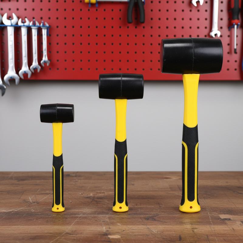 Leatherwork Mallet - Black Rubber Hammer 2LB American Style