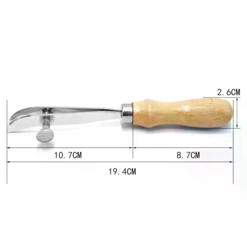 Groover Stitching Tool - Adjustable Leather Edge Groover Craft Groove