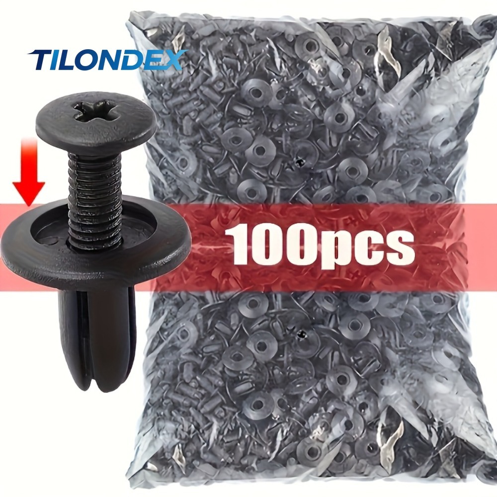 Snap Fastener Setter - TILONDEX 100pcs Automotive Fastener Clip Set