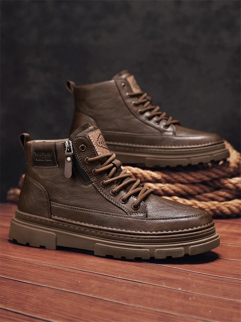 Casual  Boots Men's Lightweigh - đánh giá và giá Leather Work Youtube