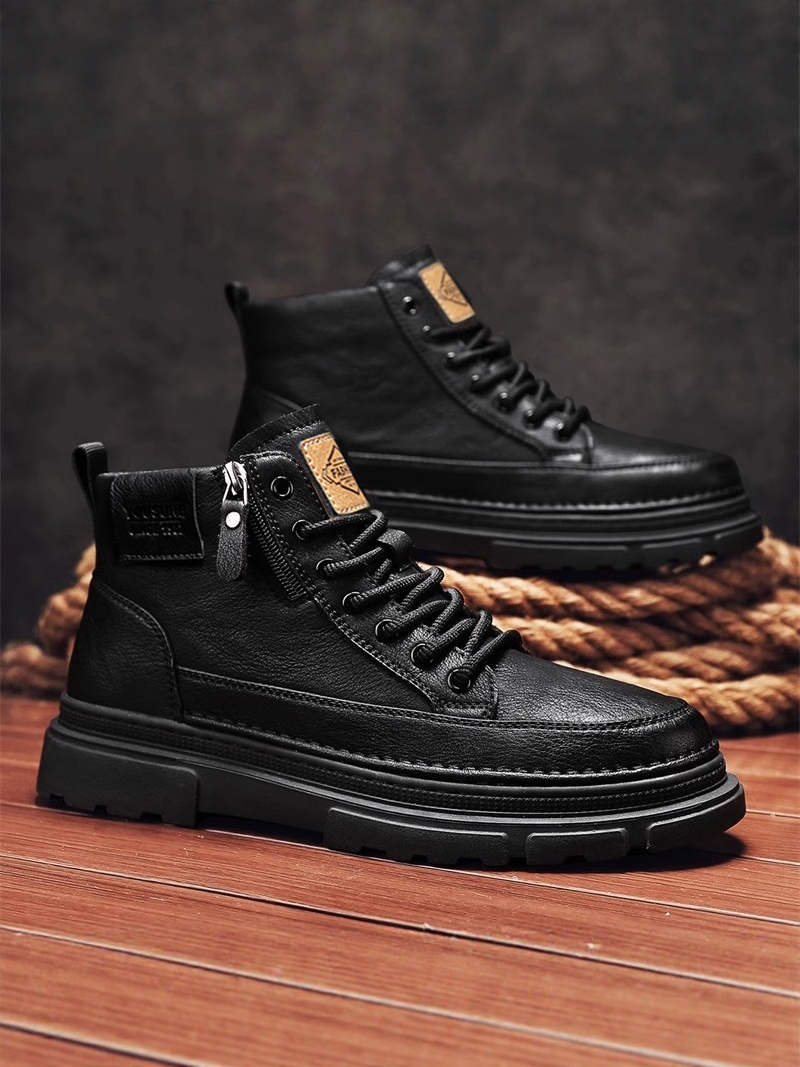 Casual  Boots Men's Lightweigh - đánh giá và giá Leather Work Youtube