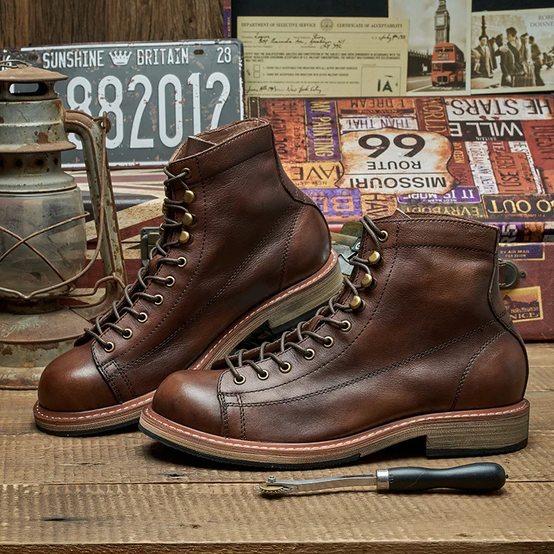 Handmade British Big Size Men  - đánh giá và giá Leather Work Dress