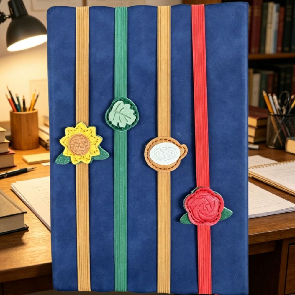 Vintage Elastic Bands Leather  - đánh giá và giá Leather Work Notepad