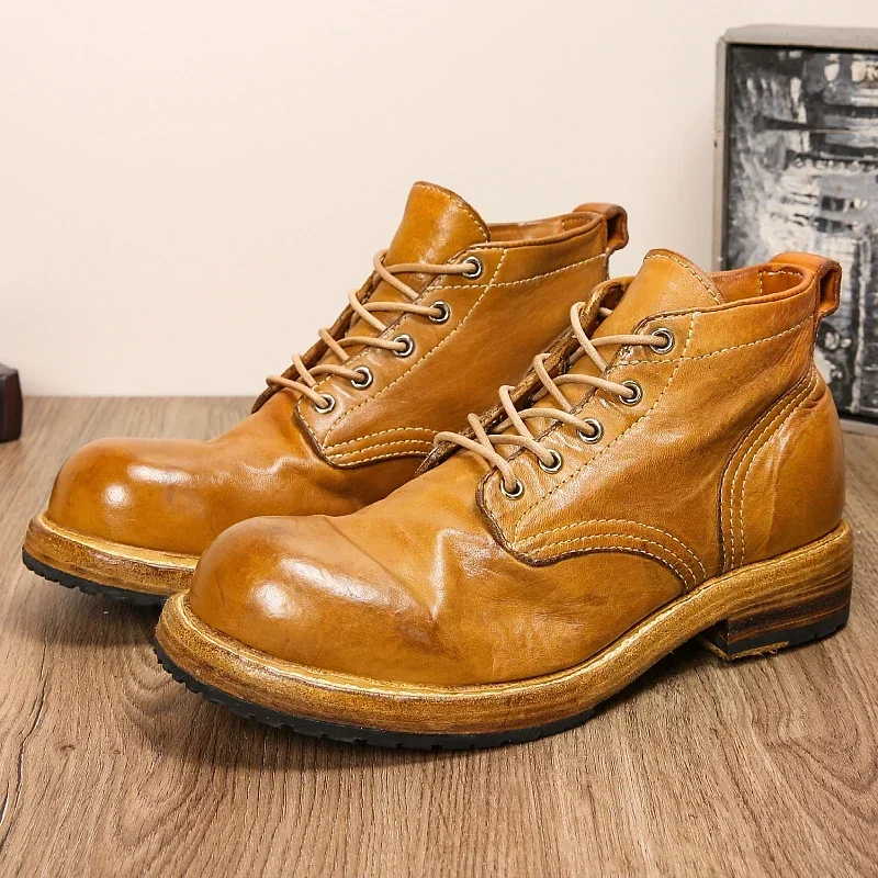 Goodyear-Boots Leather Shoes M - đánh giá và giá Leather Work Dress