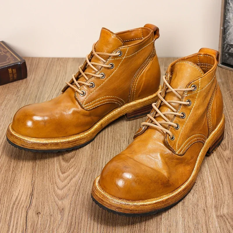 Goodyear-Boots Leather Shoes M - đánh giá và giá Leather Work Dress