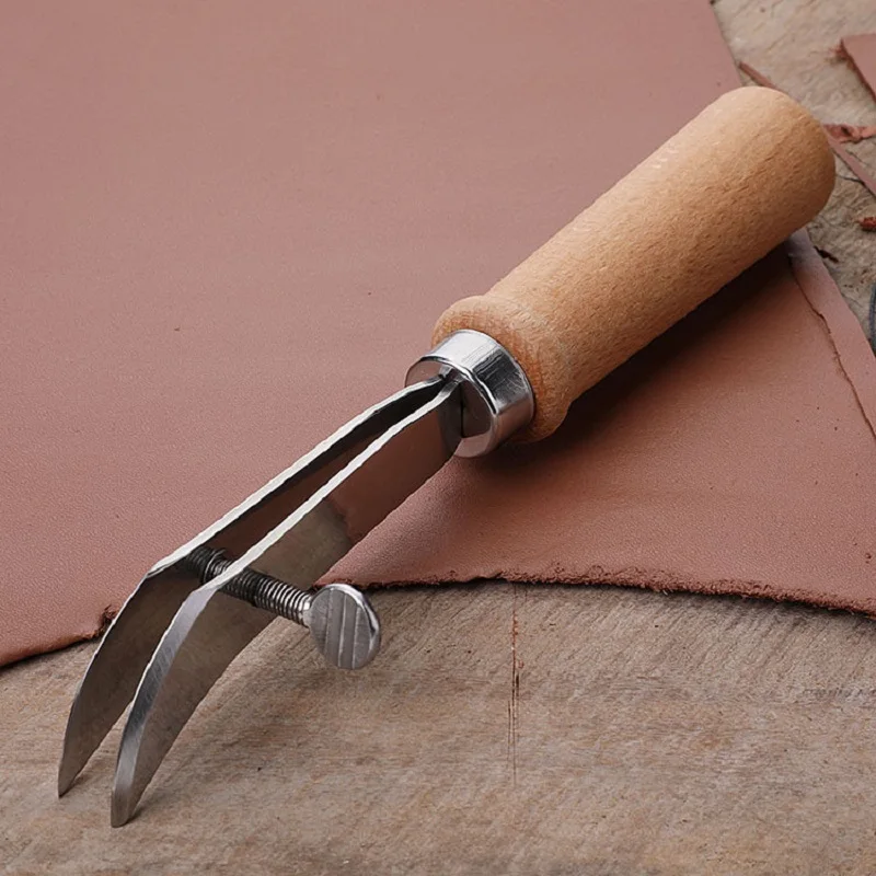 DIY Adjustable Leather Edge Cr - đánh giá và giá Groover Stitching Tool