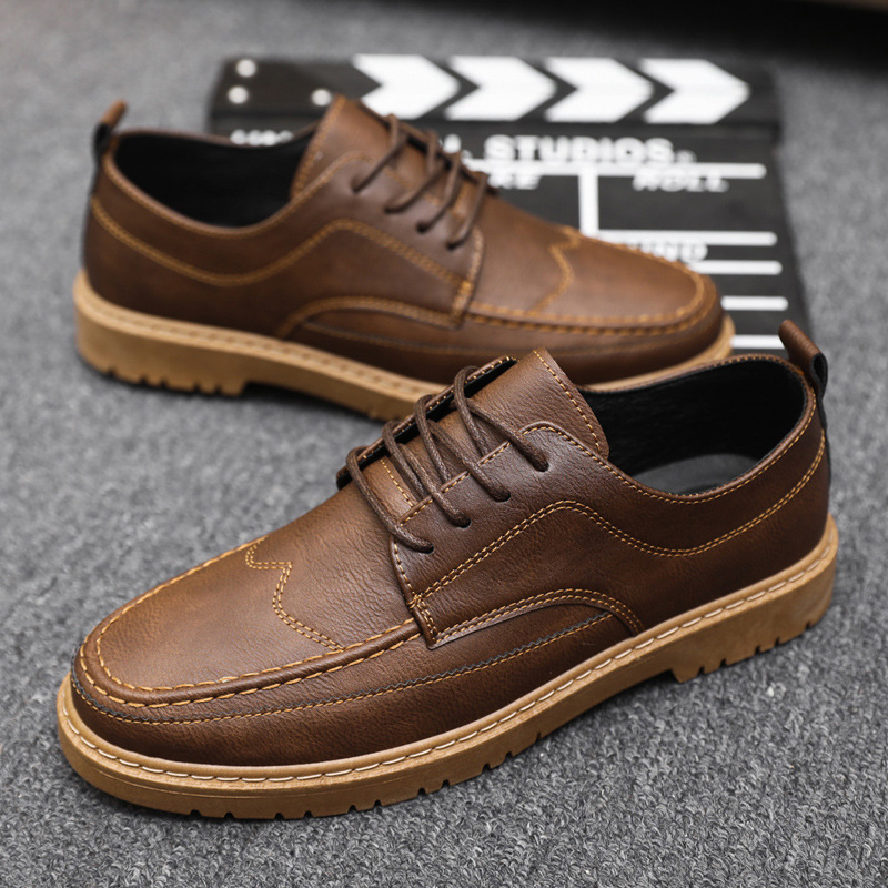 Brand Men's Casual Shoes Class - đánh giá và giá Leather Work Dress