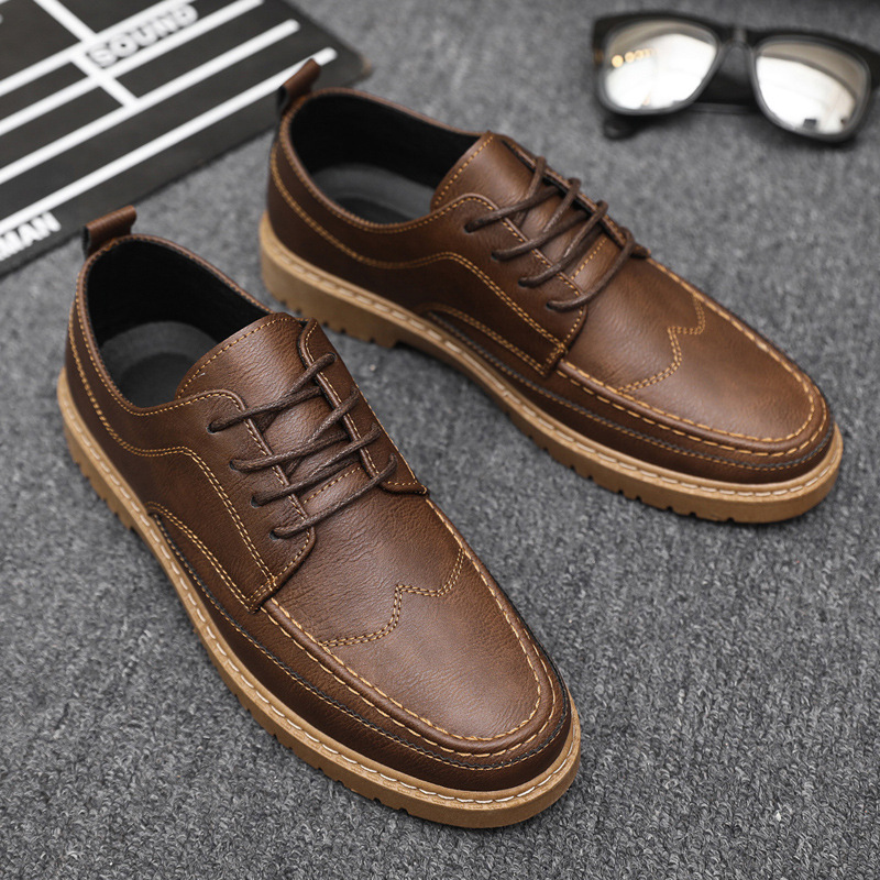 Brand Men's Casual Shoes Class - đánh giá và giá Leather Work Dress
