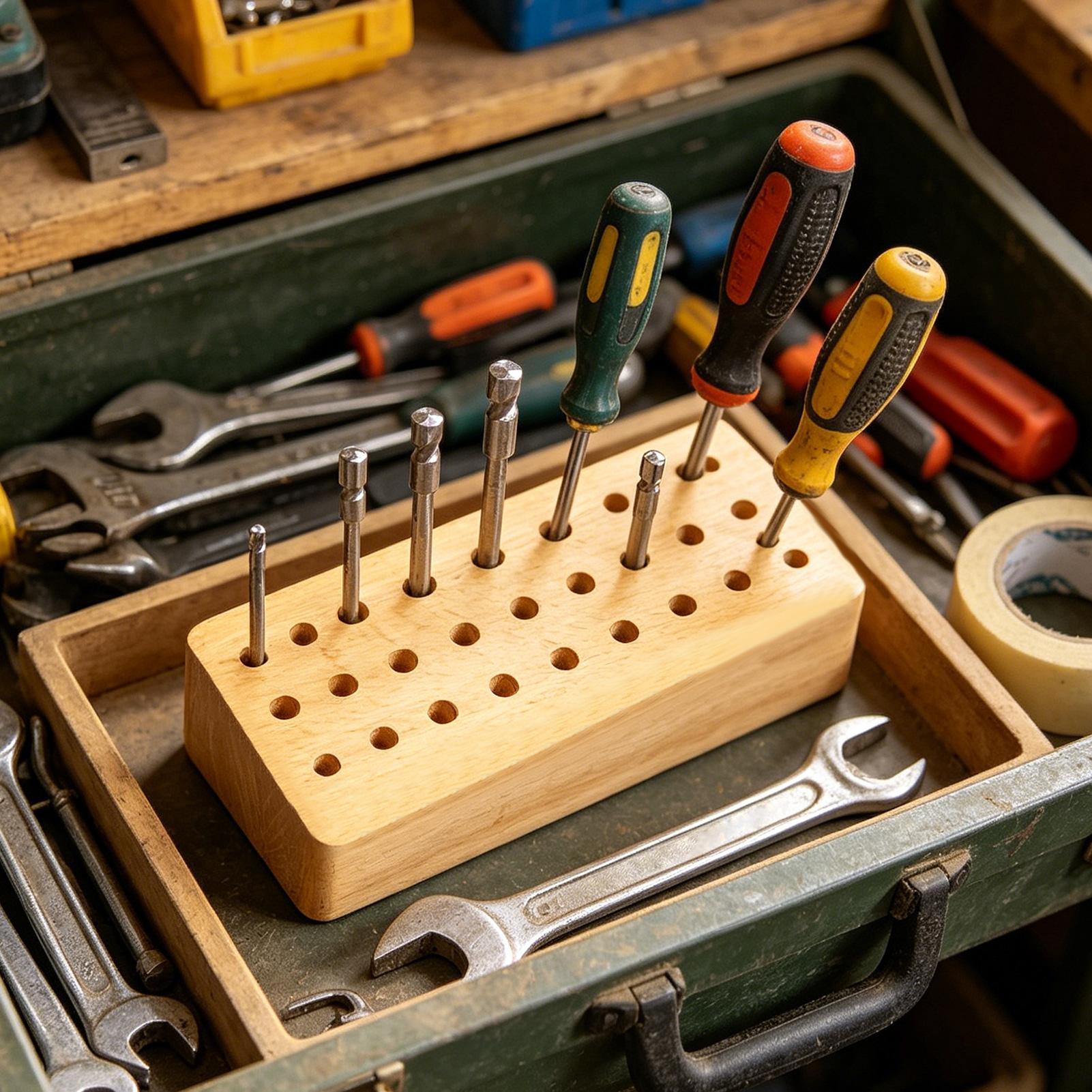 Leather Tool Holder 30-Hole Wo - đánh giá và giá Leatherwork Hobby