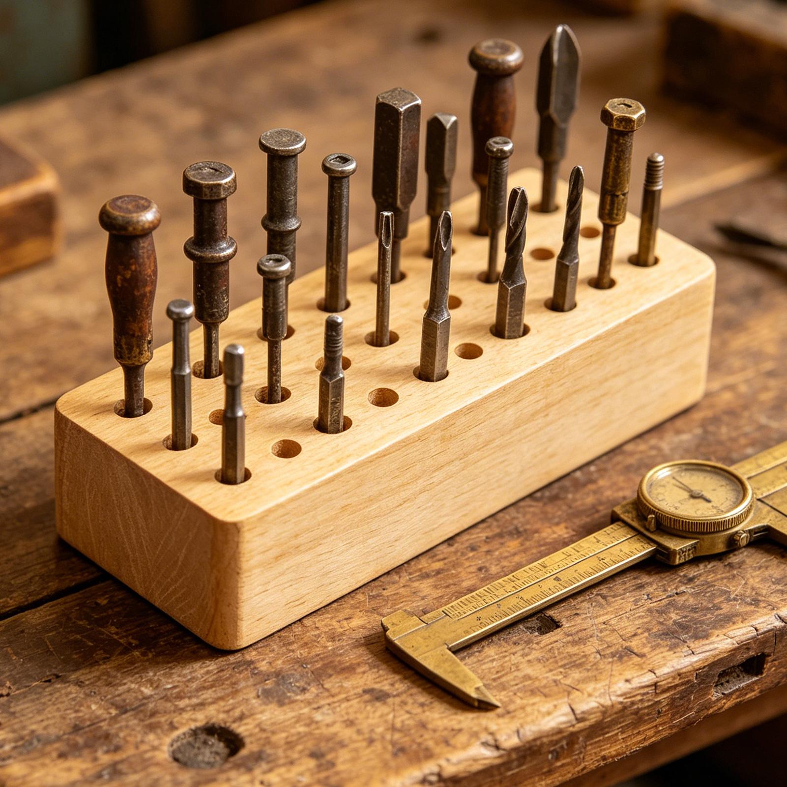 Leather Tool Holder 30-Hole Wo - đánh giá và giá Leatherwork Hobby