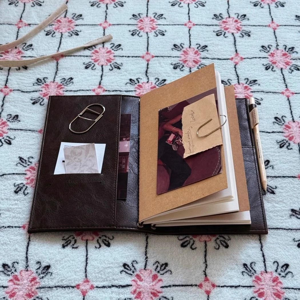 Vintage Black Notebook PU Leat - đánh giá và giá Leather Work Notepad