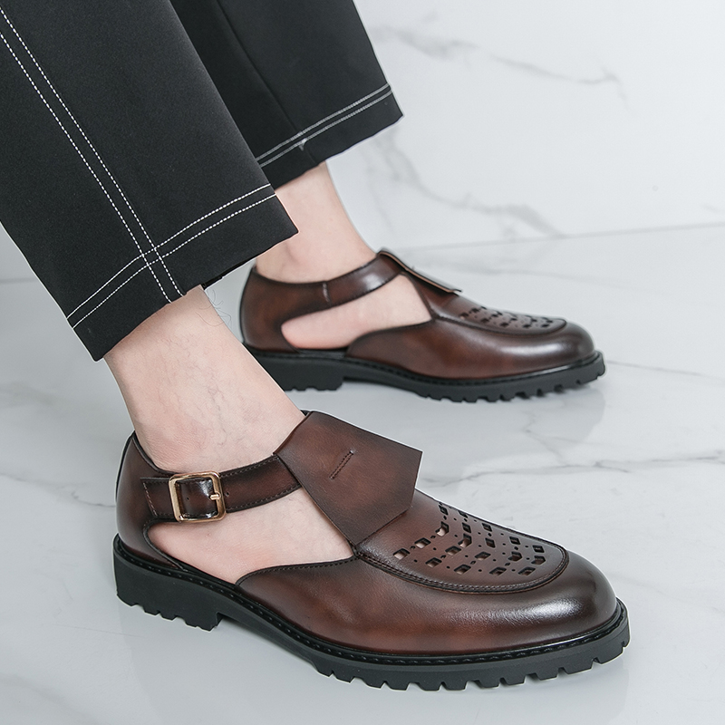 Men's Business Summer Leather  - đánh giá và giá Leather Work Dress