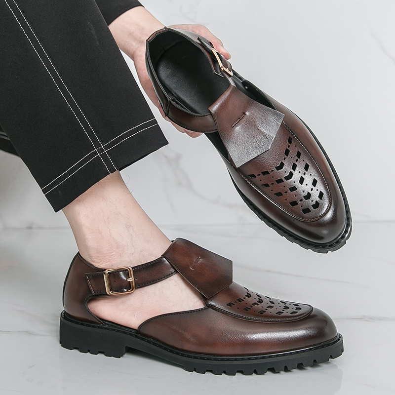 Men's Business Summer Leather  - đánh giá và giá Leather Work Dress
