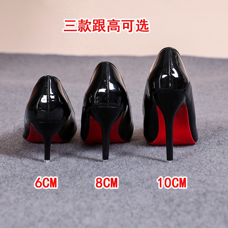 Sexy Pointed Toe Patent Leathe - đánh giá và giá Leather Work Dress