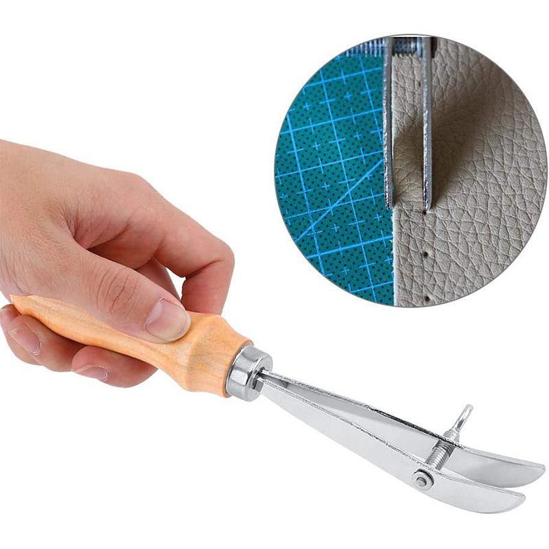 *Adjustable Leather Edge Groov - đánh giá và giá Groover Stitching Tool