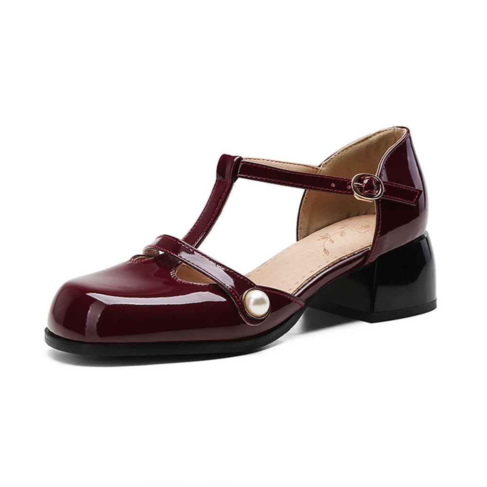 Thick High Heels Sandals Women - đánh giá và giá Leather Work Dress