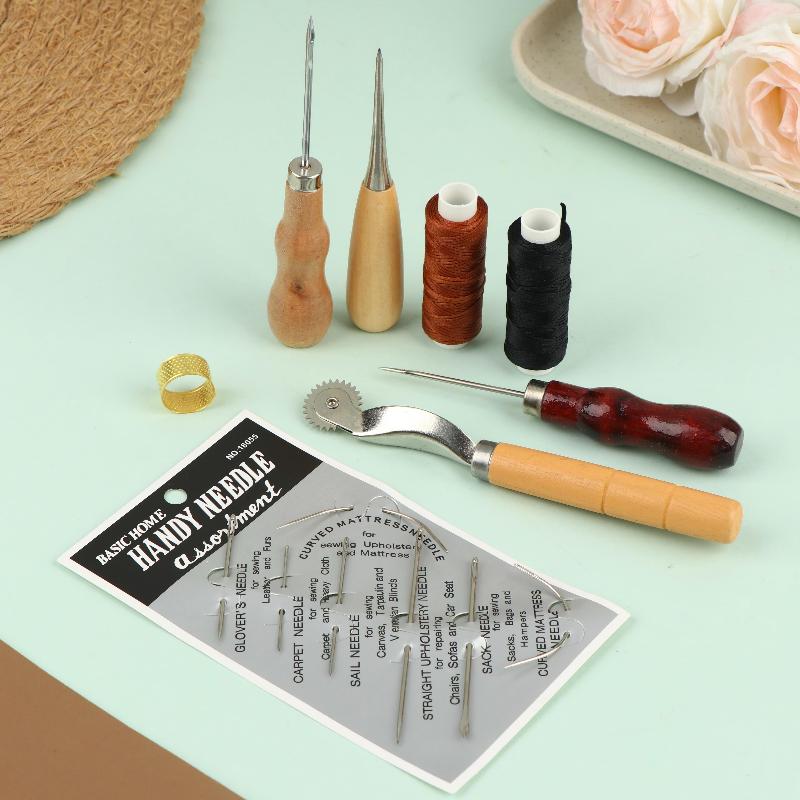 Leather Sewing Tools Kit Woode - đánh giá và giá Groover Stitching Tool