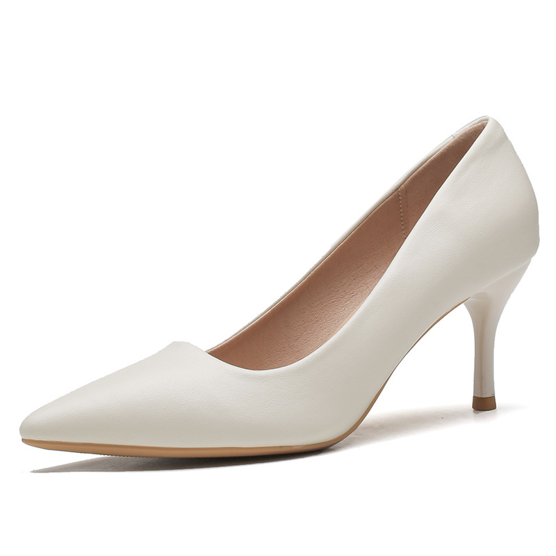 High-heeled women's slim heel  - đánh giá và giá Leatherwork In French