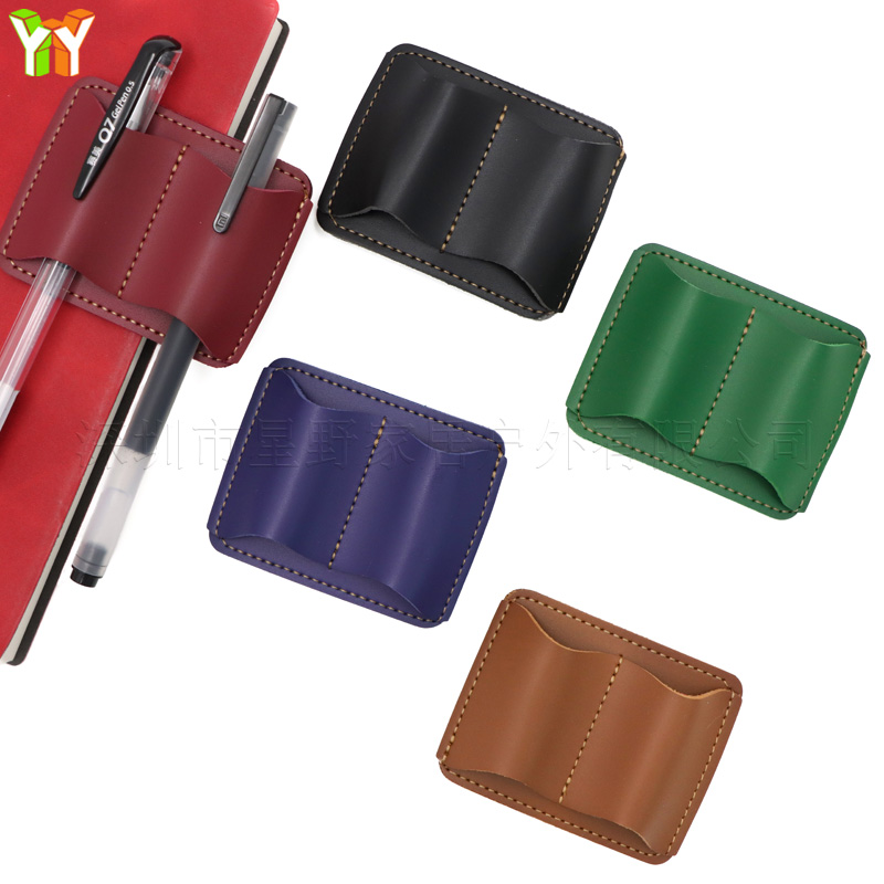Portable PU Leather Pen Holder - đánh giá và giá Leather Work Notepad