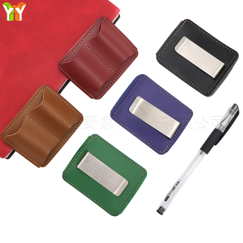 Portable PU Leather Pen Holder - đánh giá và giá Leather Work Notepad