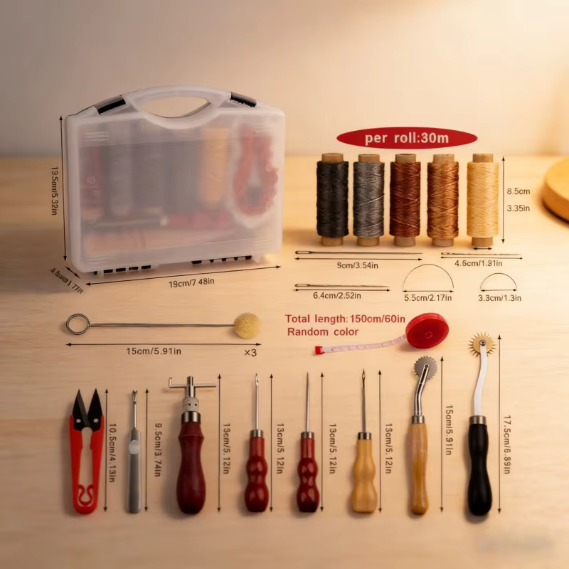 Leather Craft Tool Kit Leather - đánh giá và giá Groover Stitching Tool