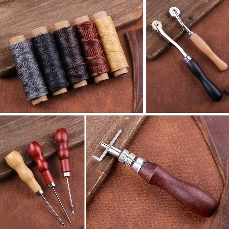 Leather Craft Tool Kit Leather - đánh giá và giá Groover Stitching Tool