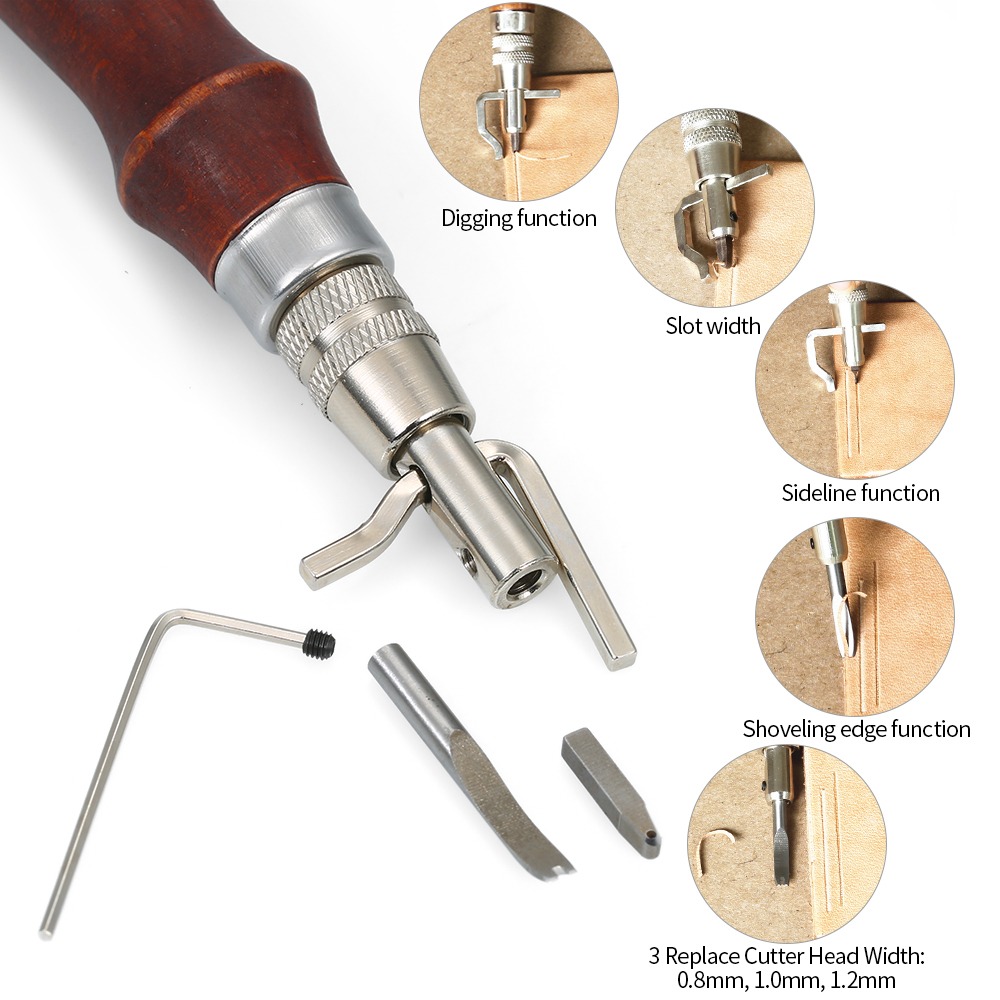 Adjustable Leather Stitching G - đánh giá và giá Groover Stitching Tool