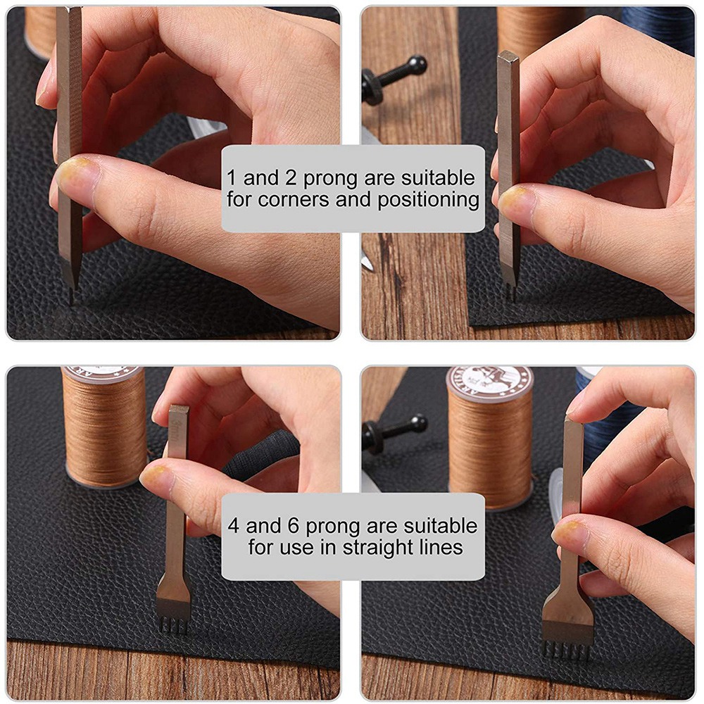 Leather Chisel Set, Prong Diam - đánh giá và giá Wing Divider Stitch