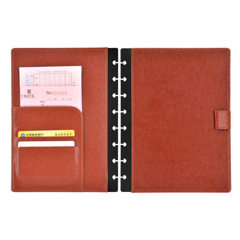 Rời Lá Bao Da Nấm Lỗ Sổ Notebo - đánh giá và giá Leather Work Notepad