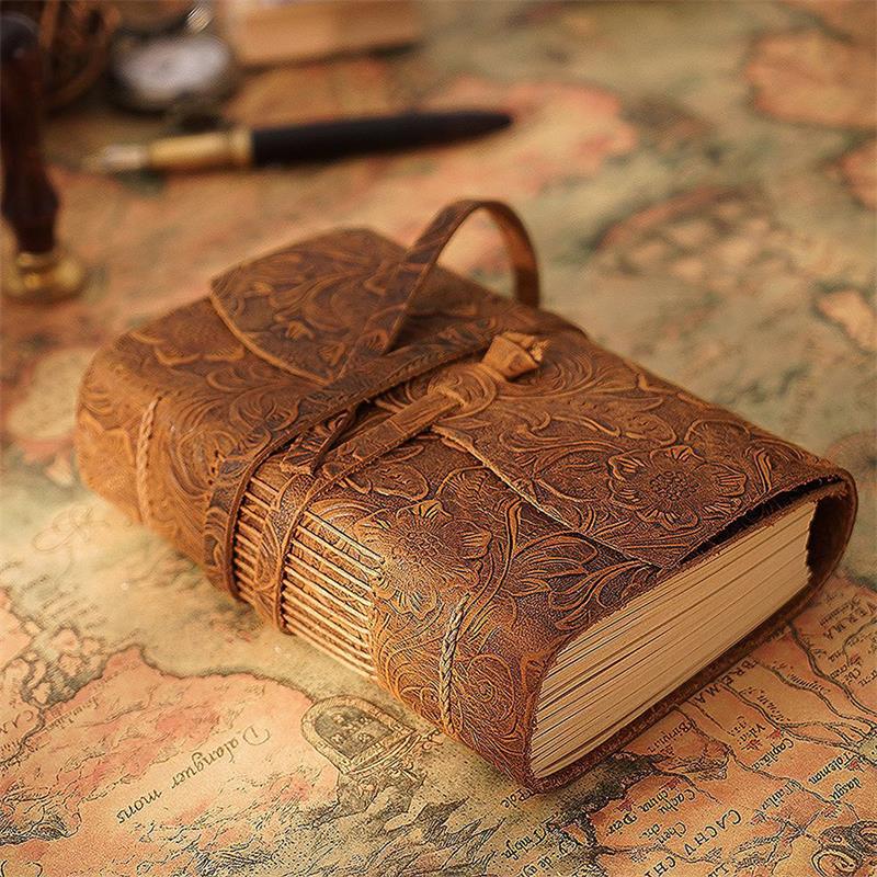 Vòng Tay Da Xách Tay Nâu Tạp C - đánh giá và giá Leather Work Notepad