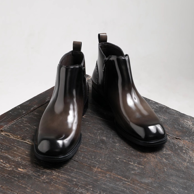 British Men Chelsea Boots Busi - đánh giá và giá Leather Work Dress