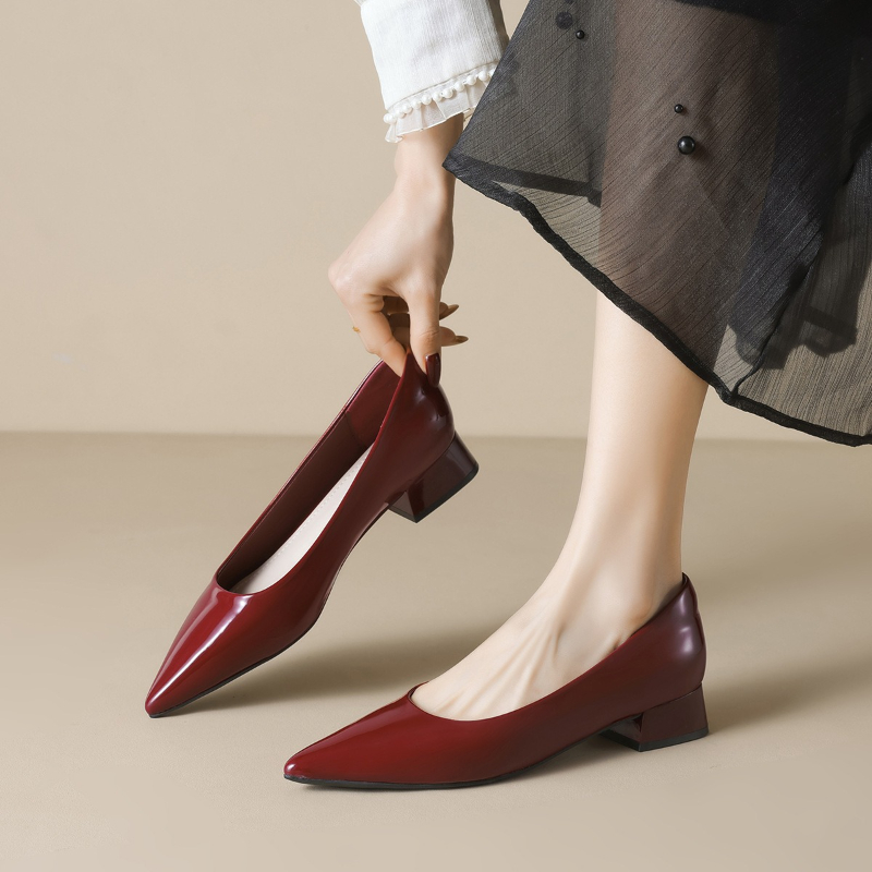New French Pointed Women's Sin - đánh giá và giá Leatherwork In French