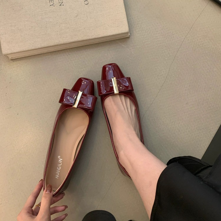 Square-toe Bow Shallow Single  - đánh giá và giá Leatherwork In French